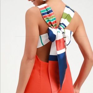 Lulu’s bright orange dress size XXS